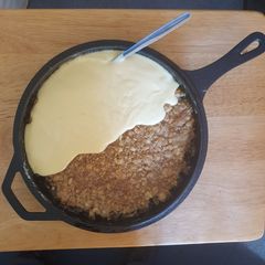 A picture of Skillet Apple Crumble.