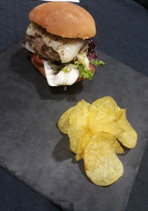 Una foto de Hamburguesaca casera