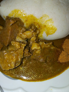 A picture of Tuwon masara miyan kuka.