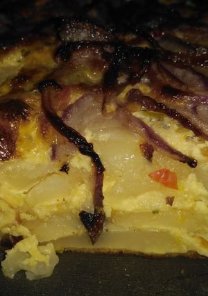 Una foto de Torta de papas