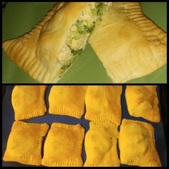 A picture of Cheesy Chicken Broccoli Crescent Foldovers.