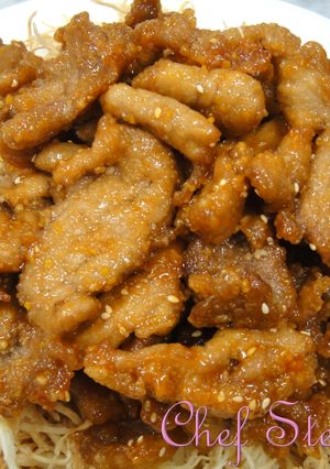 澄香蜜汁里肌 的食譜成品照片