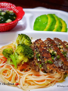 Hình của món Beefsteak chay (Emmy 10+).