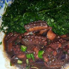 A picture of Pweza stew.