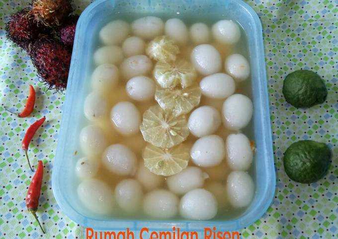 Langkah Mudah Memasak Resep Asinan Rambutan