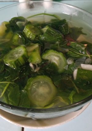 Foto resep Sayur Bening Bayam & Oyong