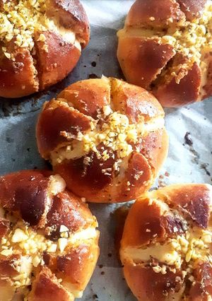Foto resep Korean garlic cheese bread #homemadecreamcheese