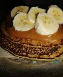 Hot cakes de harina de Avena con pasas de uva
