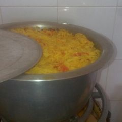 A picture of Tumeric rice.