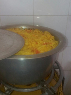 A picture of Tumeric rice.