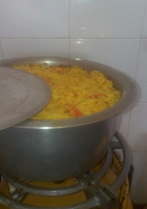 A picture of Tumeric rice.