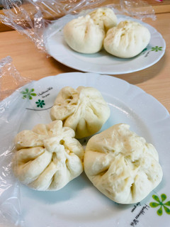 簡單手作肉包|過熱水蒸氣烤箱微波爐 的食譜成品照片