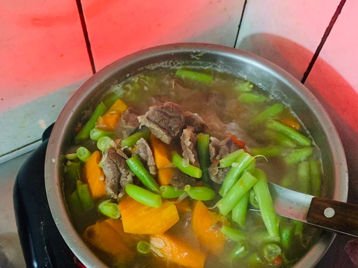 Cara Gampang Menyiapkan Resep Sayur asam daging sapi yang Sempurna Anti Ribet, Mantap Sekali
