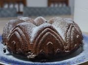 Una foto de bizcocho de plátano thermomix