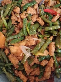Foto resep Tumis tempe kacang panjang