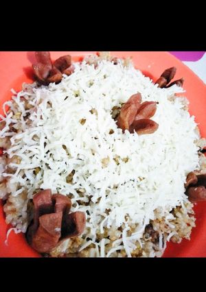 Foto resep Nasi Goreng Penuh Keju Cinta 💖 ma_mom ernie