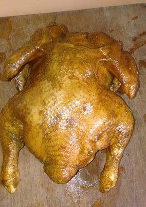 A picture of Marinated chicken.