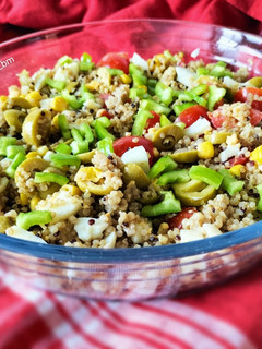 Una foto de Ensalada de quinoa