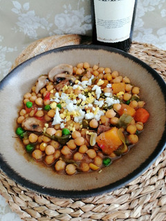 Una foto de Olla vegetariana