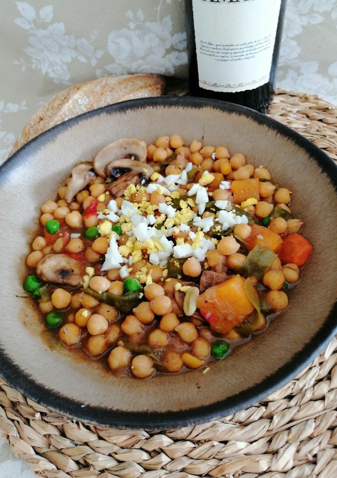 Una foto de Olla vegetariana
