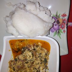 A picture of Egusi soup.