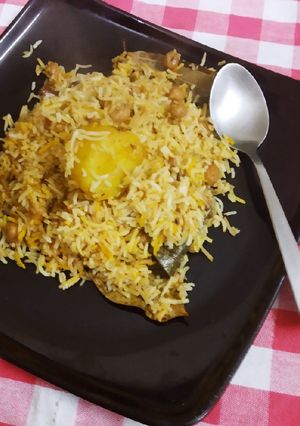 কাবুলি ছোলা বিরিয়ানী (kabuli chola biriyani recipe in Bengali) রেসিপির প্রধান ছবি
