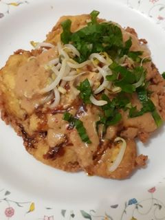 Foto resep Tahu telor bumbu kacang