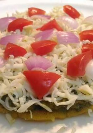 A picture of Desi Makai ka pizza.