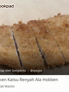 Foto resep Chicken Katsu Renyah lebih enak dari hokben (kata anak-anak 😜)