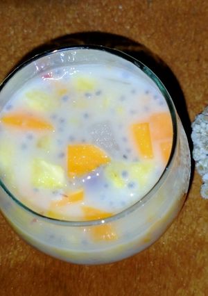 Foto resep Milky fruit punch praktis