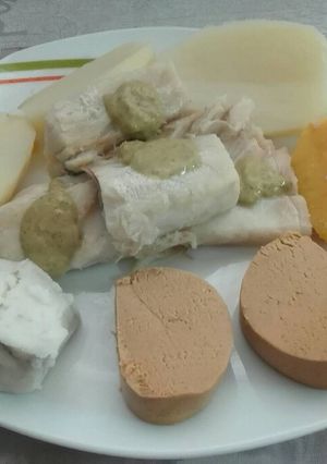 Una foto de Sancocho canario
