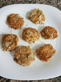 Una foto de Buñuelos light de manzana sin harina, ni leche, ni azúcar
