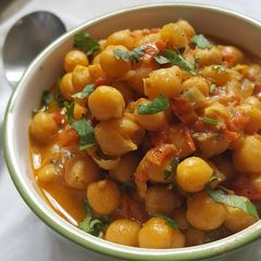 A picture of Coconut Chickpea Curry.
