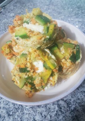 Una foto de Muffins de Verduras