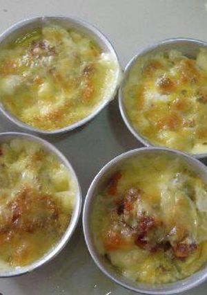 Foto resep Baked beef potatoes with mozzarella