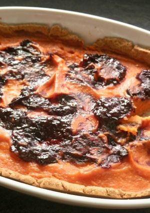 Sütőtök-szilvalekvár pite recept fotója