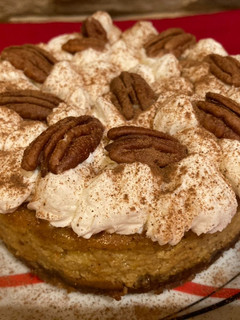 Una foto de Cheesecake de calabaza