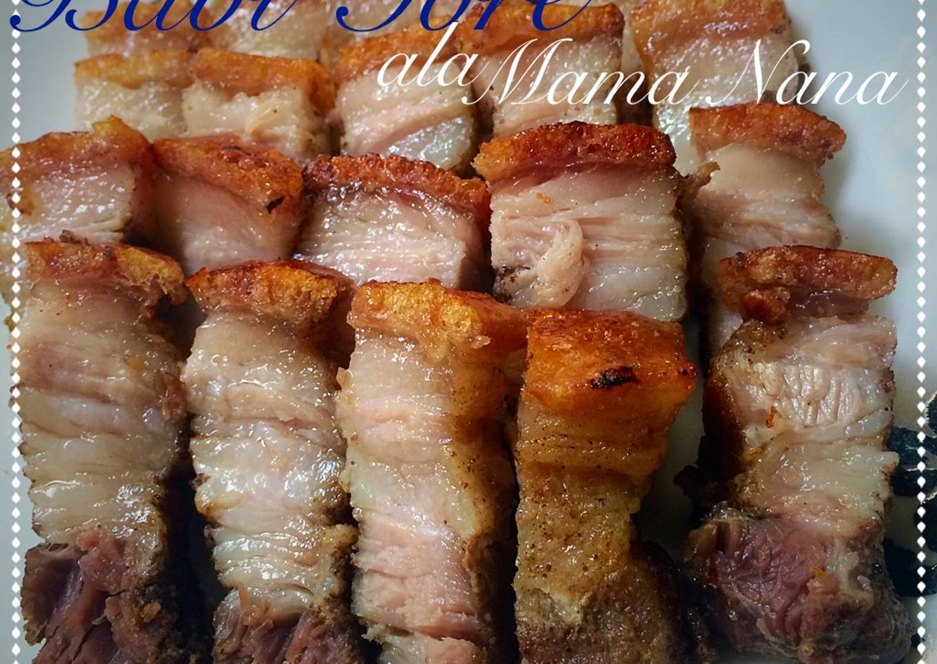 Babi Tore (Babi panggang kering)