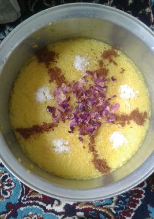 عکسی از دستور شله زرد 😍