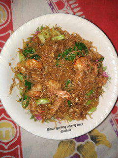 Foto resep Bihun goreng udang telur