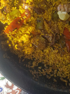 Una foto de Paella de alcachofas