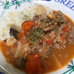 A picture of Tomato beef stew.