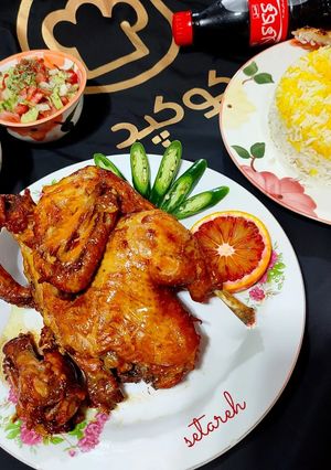 عکسی از دستور یخنی مرغ درگزی🍗🍗