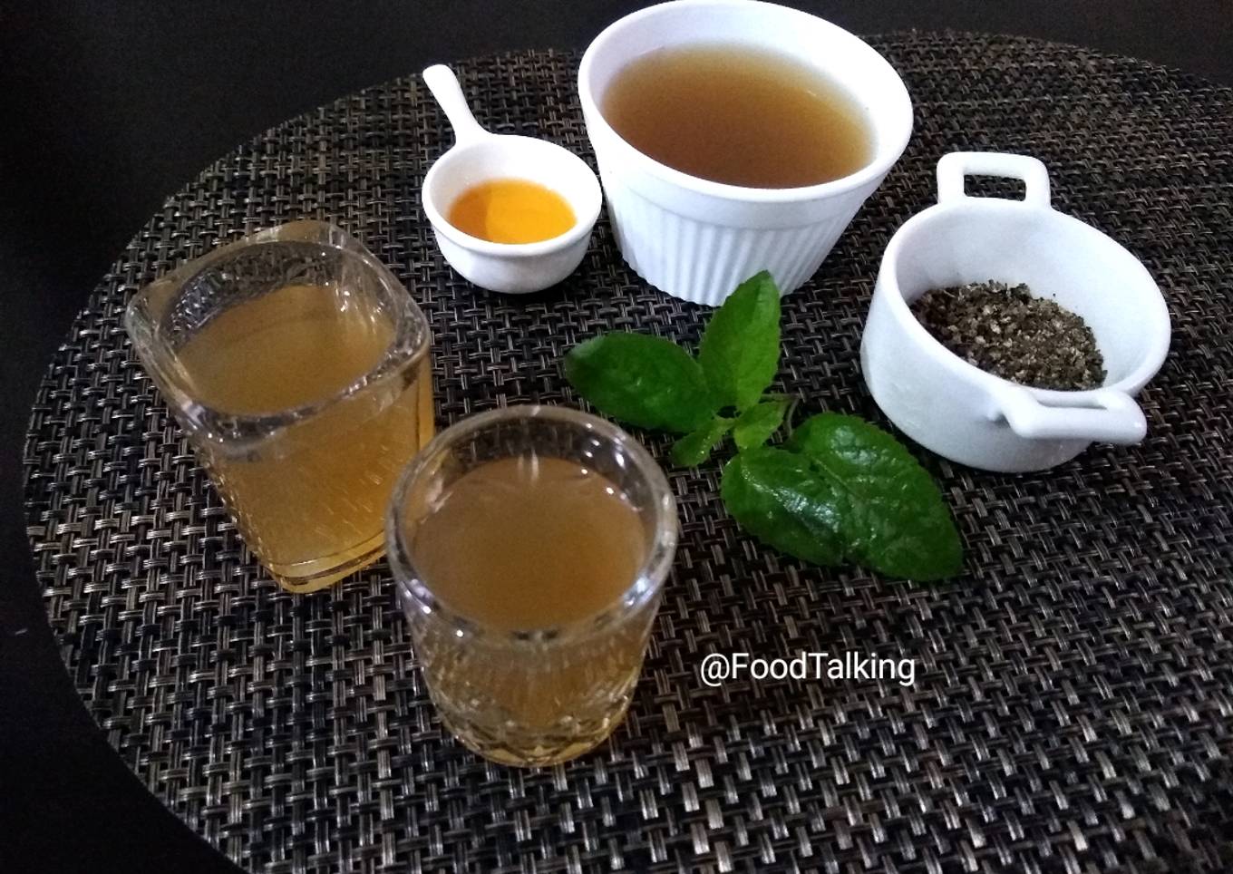 Black pepper, Tulsi and Ginger Tea