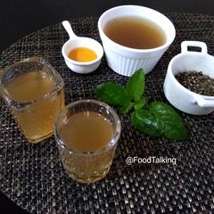 A picture of Black pepper, Tulsi and Ginger Tea.