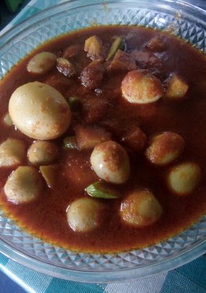 Foto resep Sambal goreng telur kuah nyemek