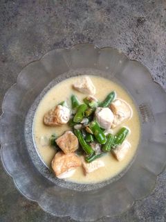 Foto resep Tahu buncis kuah santan