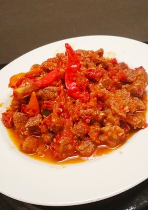 Foto resep Oseng Mercon Ganas ala Neng Eli