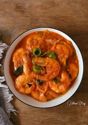 Foto resep Udang Saos Padang