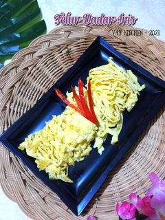 Foto resep Telur Dadar Iris ala Mbak Cicilia